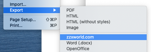 Typora 自定义导出菜单