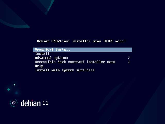 debian-install-bootstrap-menu