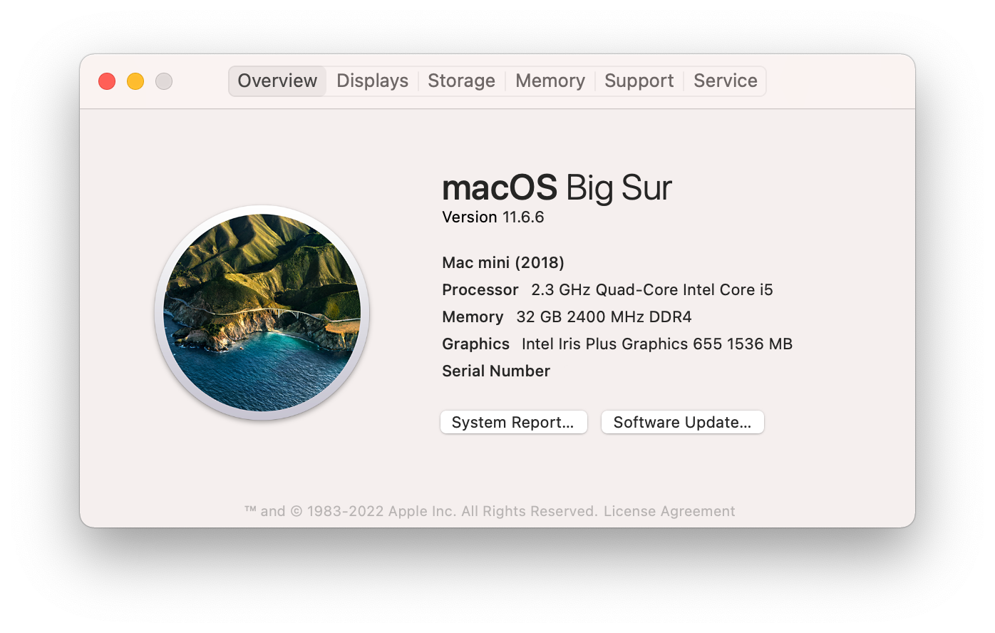 About This Mac